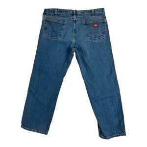 Vintage Dickies Blue Denim Jeans Size 36x30 Straight Leg Work Wear
